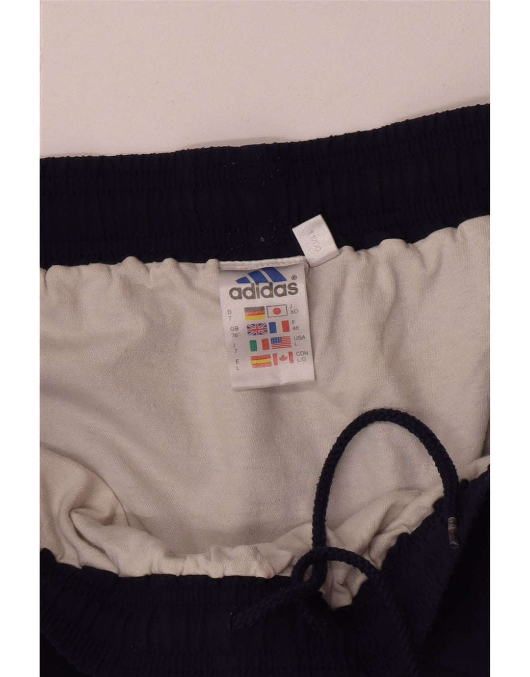 Ανδρικό αθλητικό σορτς Adidas μεγάλο μπλε ναυτικό πολυεστέρα