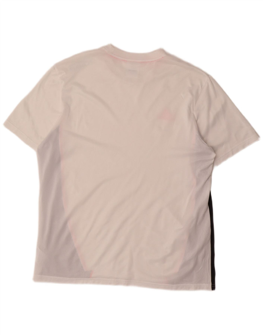 Ανδρικό γραφικό T-Shirt Adidas Top Large White Colourblock Πολυεστέρας