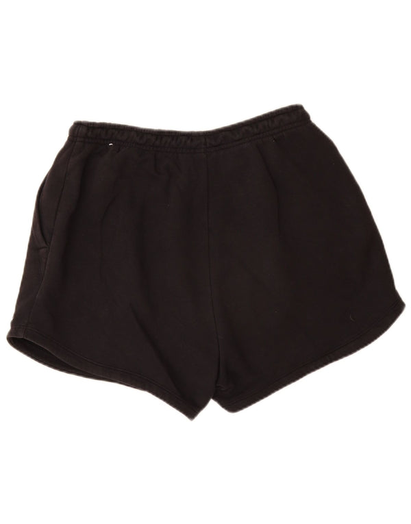 Γυναικείο αθλητικό σορτς NIKE με χαλαρή εφαρμογή UK 12 μεσαίο μαύρο βαμβακερό