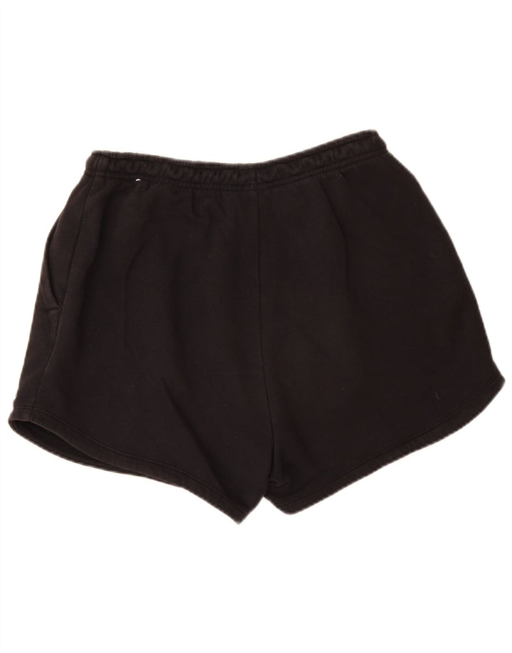 Γυναικείο αθλητικό σορτς NIKE με χαλαρή εφαρμογή UK 12 μεσαίο μαύρο βαμβακερό