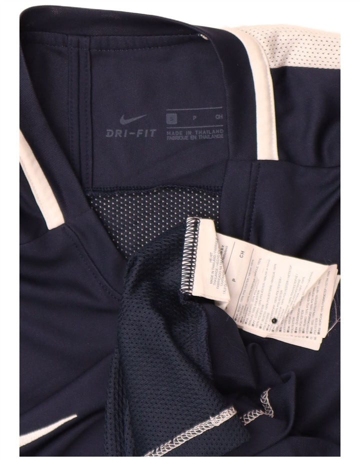 Ανδρικό μπλουζάκι Nike Dri Fit Small Small Navy Blue Polyester