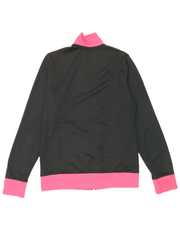 Γυναικεία αθλητική φόρμα Lotto Top Jacket UK 12 Medium Black Colourblock Polyester
