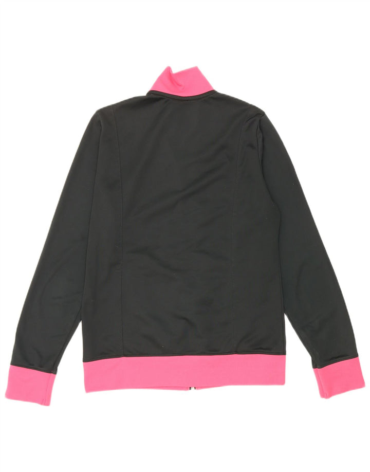 Γυναικεία αθλητική φόρμα Lotto Top Jacket UK 12 Medium Black Colourblock Polyester