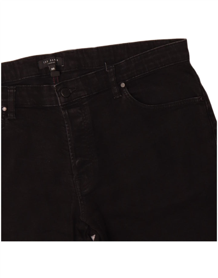 Ανδρικό τζιν ίσιο Ted Baker W38 L30 Μαύρο