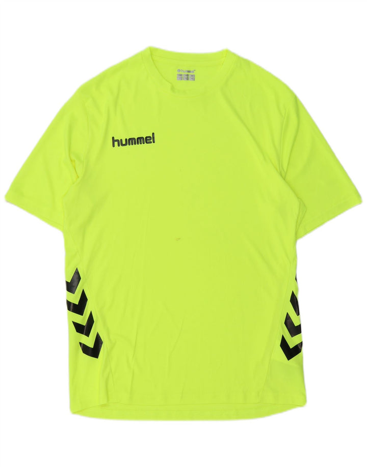 Ανδρικό γραφικό T-Shirt Hummel Top Μεσαίο Πράσινο Πολυεστέρας