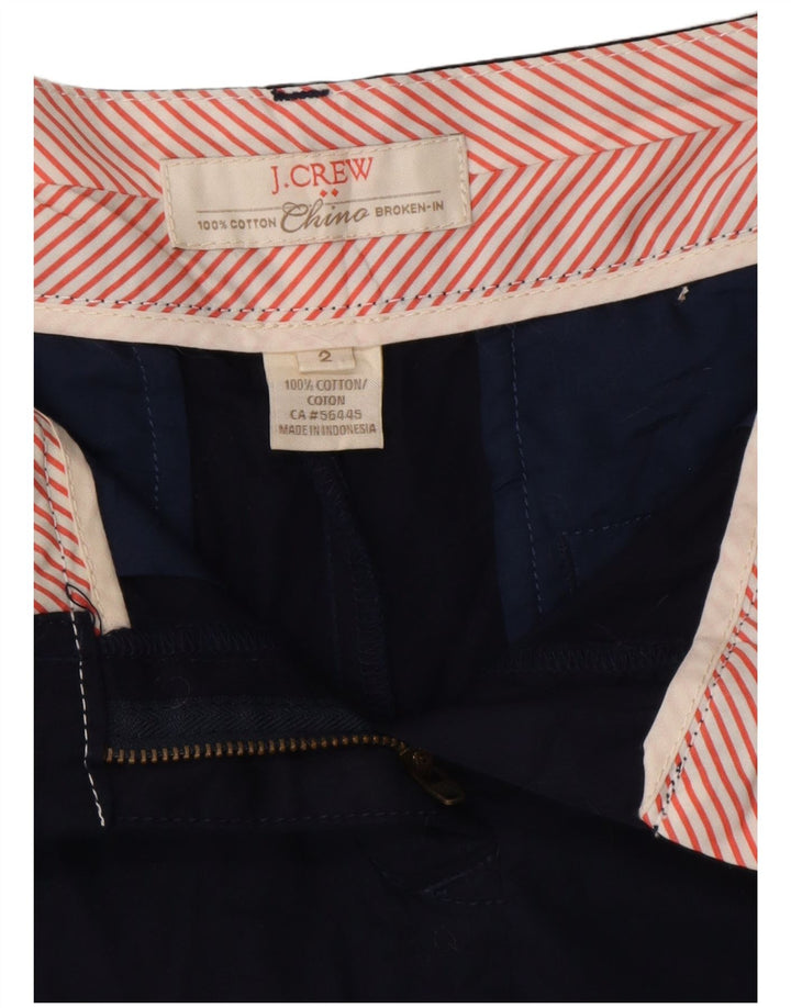 Γυναικείο σορτς Chino J. CREW US 2 XS W29 Navy Blue Cotton