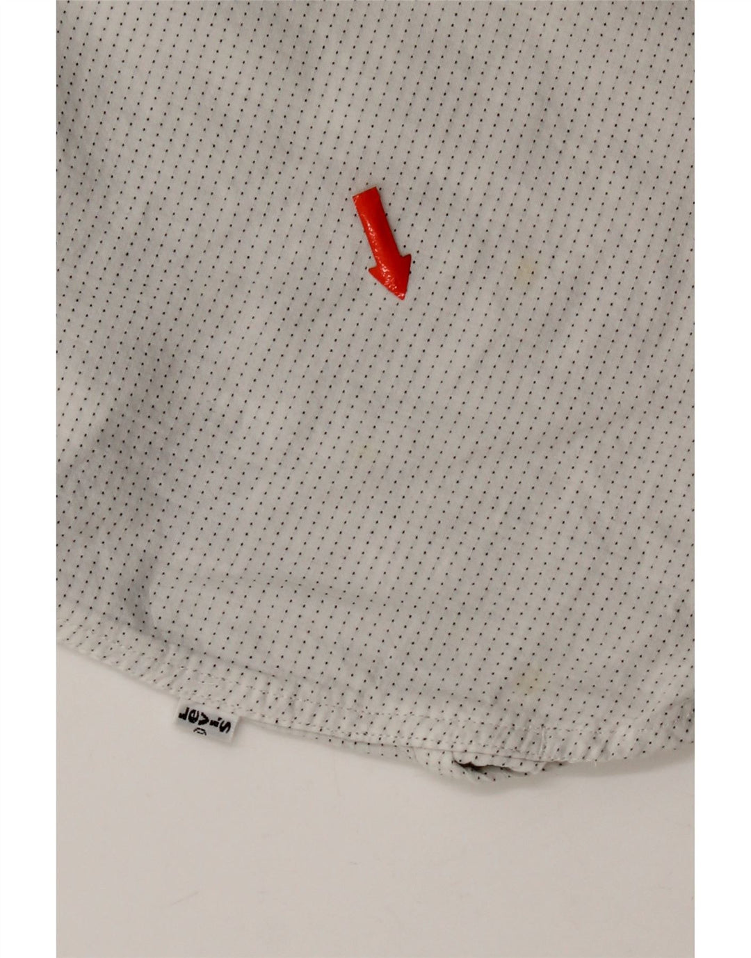 Ανδρικό πουκάμισο Levi's μεγάλο λευκό βαμβακερό στίγμα