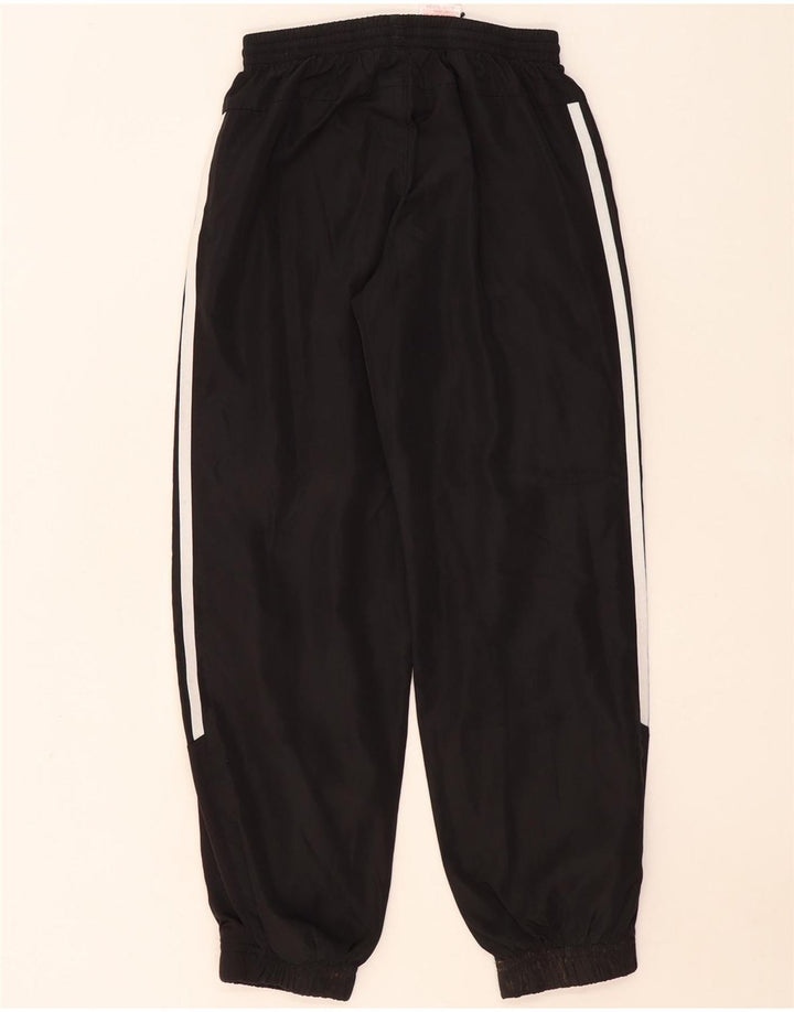 Adidas Boys Tracksuit Trousers Joggers 9-10 Years Black Polyester
