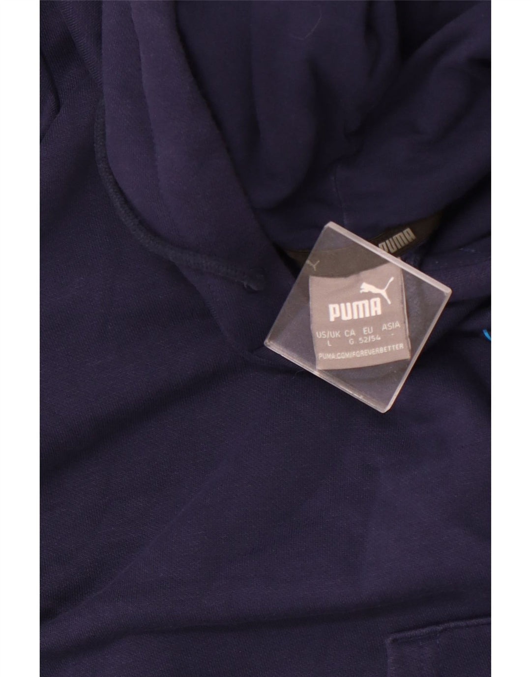 Ανδρικό γραφικό κουκούλα με κουκούλα PUMA Large Navy Blue
