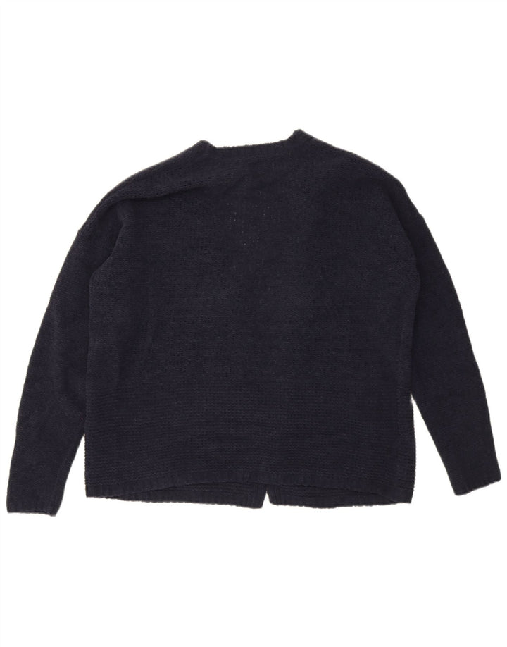 Marks & Spencer Γυναικεία ανοιχτή ζακέτα πουλόβερ UK 14 Medium Navy Blue