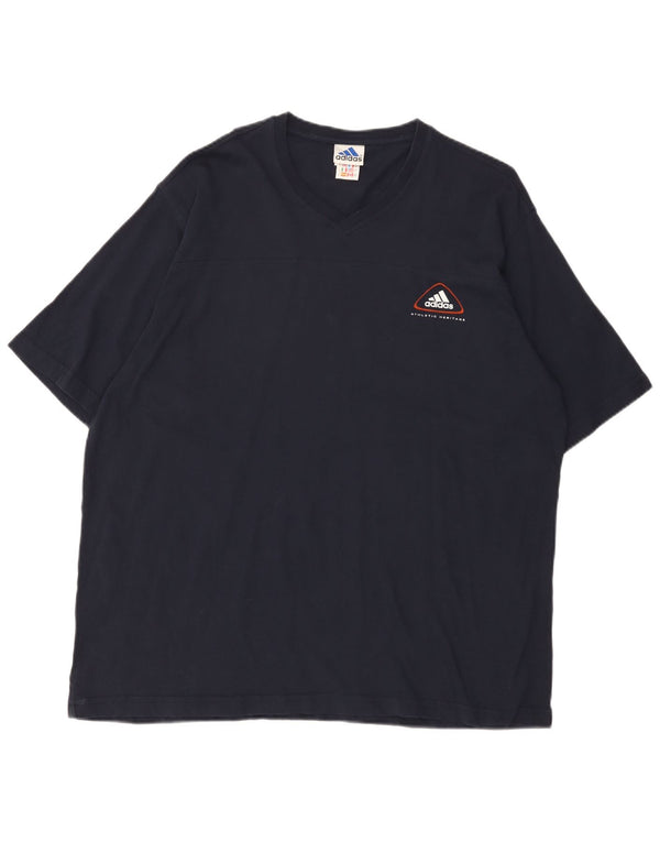 Ανδρικό T-Shirt Adidas Top XL Navy Blue Cotton