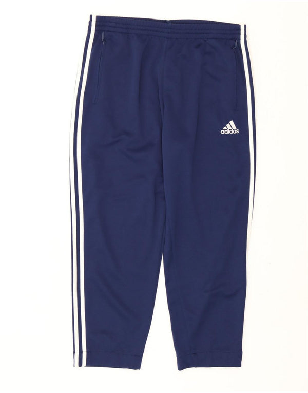 Ανδρικά αθλητικά παντελόνια Adidas UK 46/48 XL Navy Blue Polyester