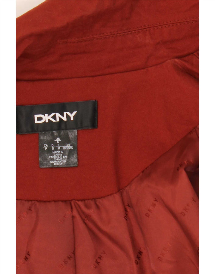 Dkny Γυναικείο Open Oversized Πανωφόρι UK 10 Small Red