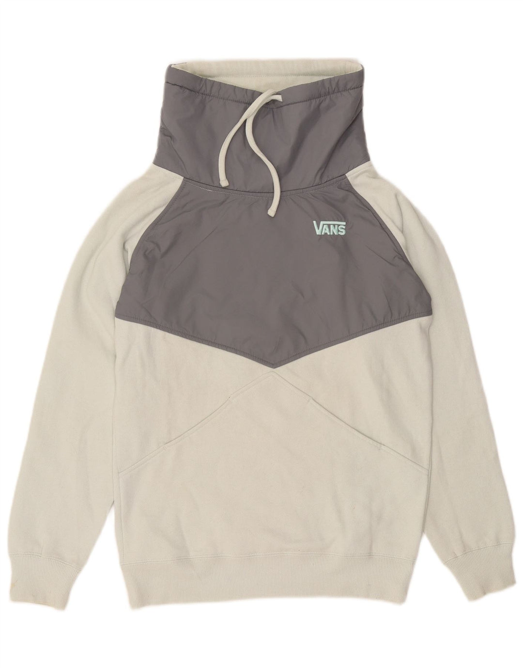 Γυναικείο φούτερ VANS Jumper UK 10 Small White Colourblock Βαμβακερό