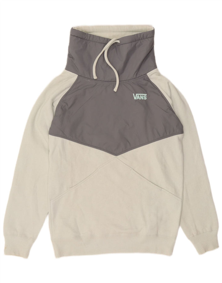 Γυναικείο φούτερ VANS Jumper UK 10 Small White Colourblock Βαμβακερό