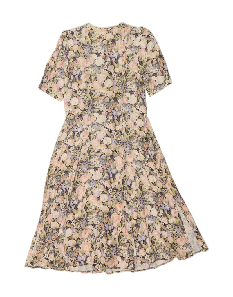 BETTY BARCLAY Womens Shirt Dress UK 14 Large Multicoloured Floral Vintage Betty Barclay and Second-Hand Betty Barclay from Messina Hembry 