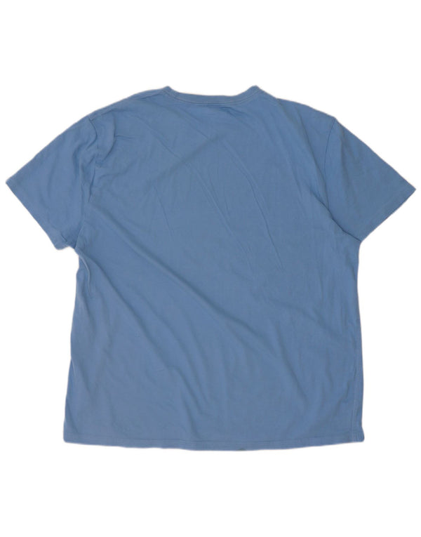 Calvin Klein Jeans Ανδρικό T-Shirt Top 2XL Μπλε βαμβακερό