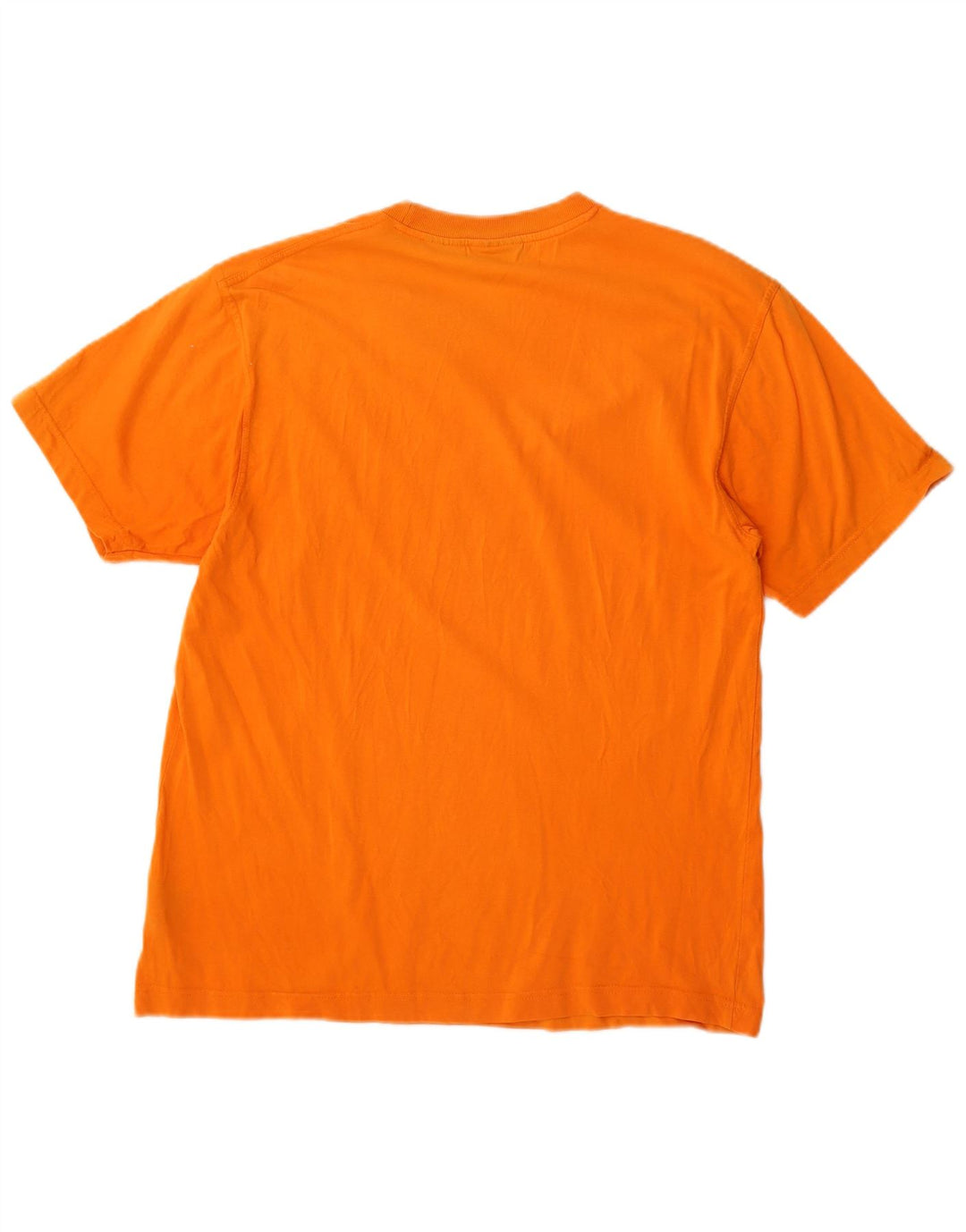 Fila Ανδρικό γραφικό T-Shirt Top Μικρό πορτοκαλί βαμβακερό