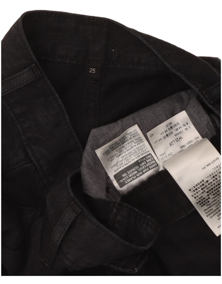 Γυναικείο τζιν Levi's Wide Leg W25 L28 Μαύρο Lyocell