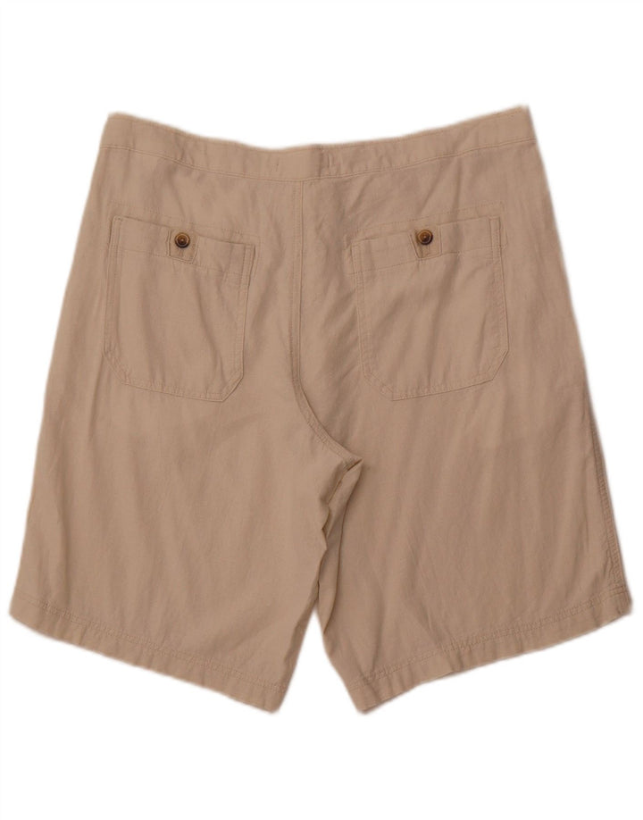 MARKS & SPENCER Ανδρικό σορτς Chino W38 XL Μπεζ Λινό