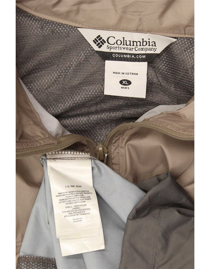 Ανδρικό μπουφάν βροχής Columbia UK 42 XL Γκρι Colourblock Nylon