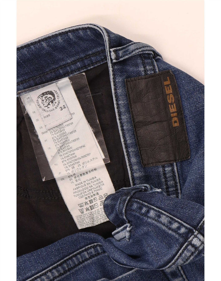 Diesel Ανδρικό Slim Jeans W34 L29 Μπλε Βαμβακερό