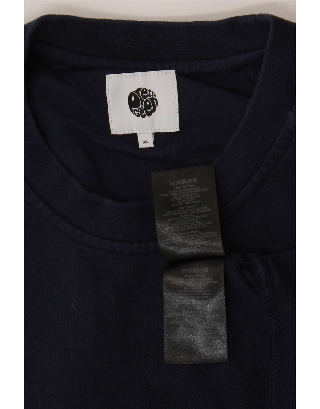 Αρκετά πράσινο ανδρικό φούτερ Jumper XL Navy Blue Cotton