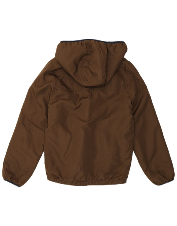 London Fog Boys Hooded Windbreaker Jacket 10-11 Years Medium Brown