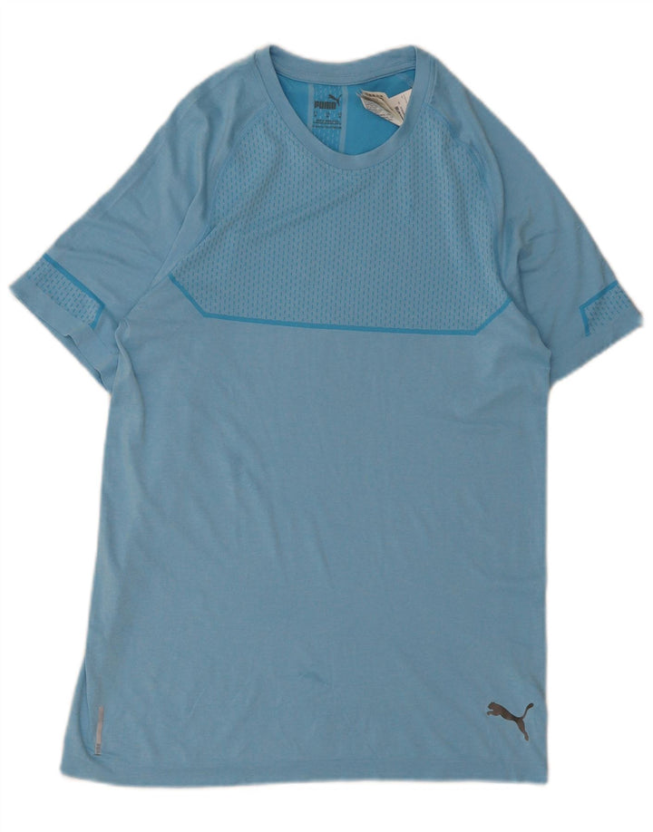 Ανδρικό T-Shirt Puma Τοπ μεσαίου μπλε πολυεστέρα
