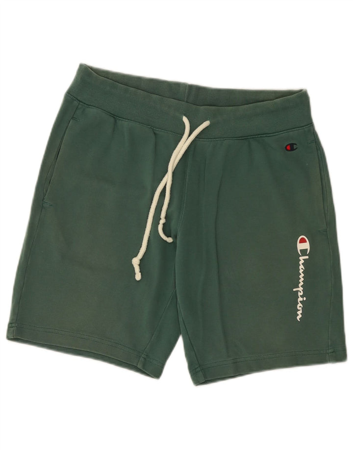 Ανδρικά γραφικά αθλητικά σορτς Champion Small Green