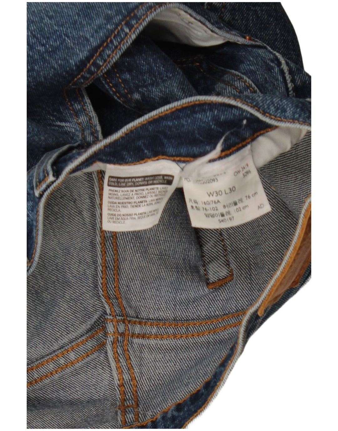 Ανδρικό τζιν σορτς LEVI'S 501 W30 Medium Blue