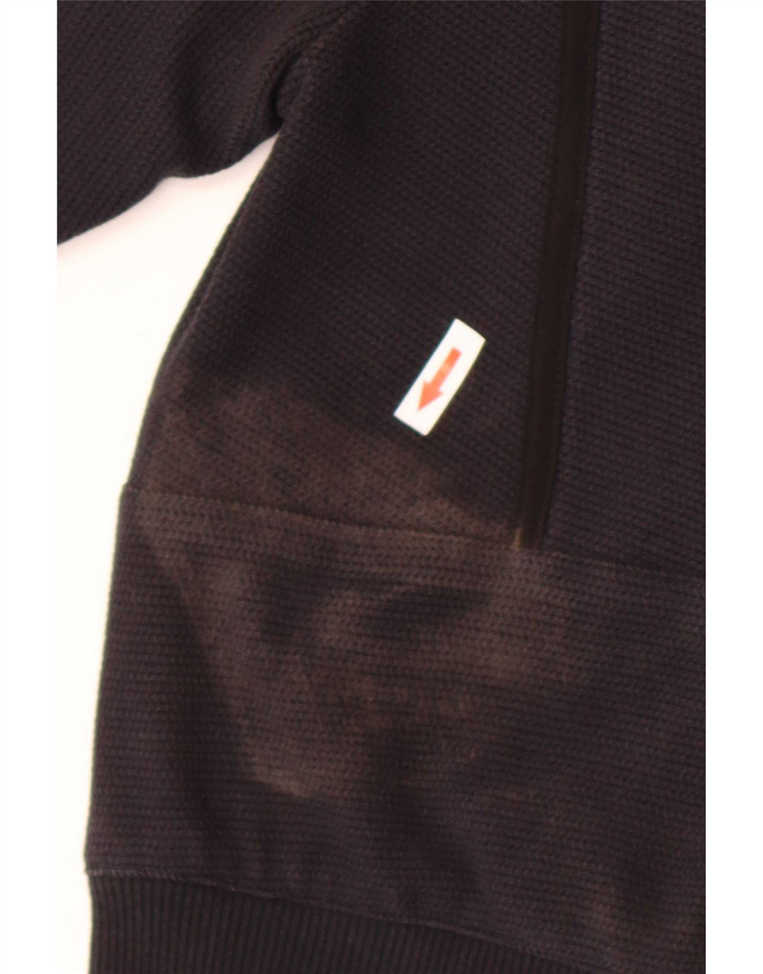 Armani Exchange Γυναικείο Crop Bomber Jacket UK 10 Small Black Cotton