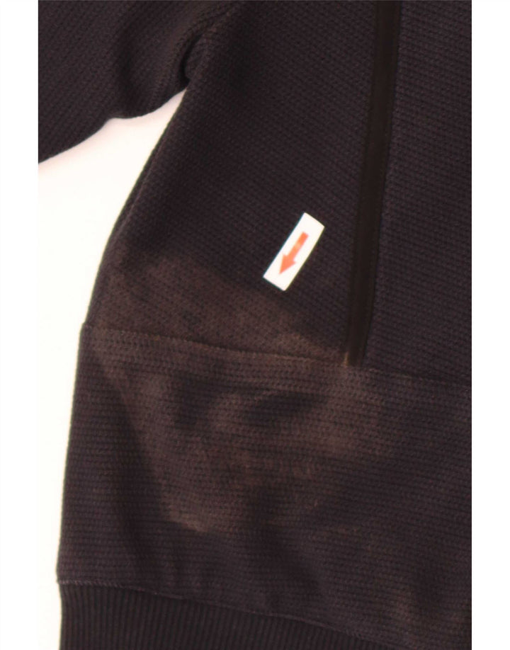 Armani Exchange Γυναικείο Crop Bomber Jacket UK 10 Small Black Cotton
