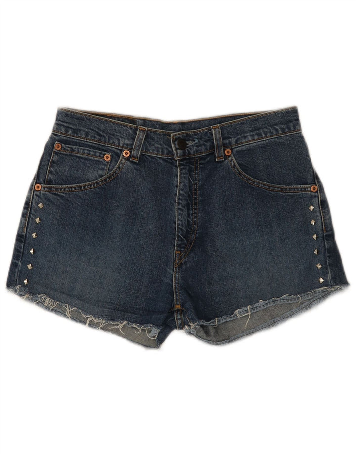 Γυναικείο σορτς Levi's 525 τζιν W30 μεσαίο μπλε βαμβακερό