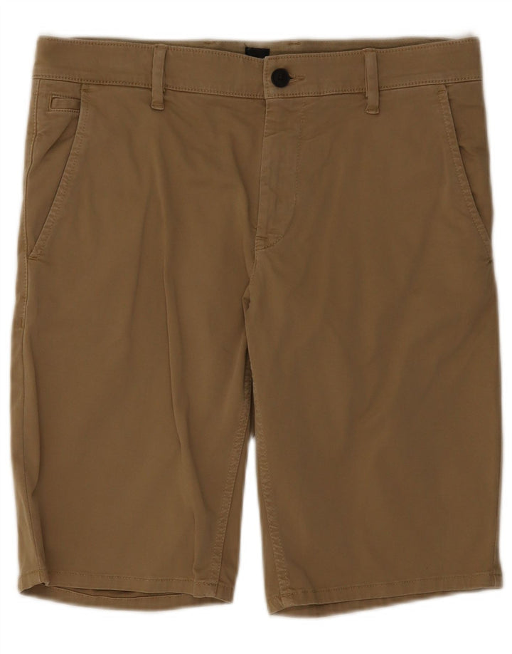 Ανδρικό σορτς Chino Hugo Boss W32 Βαμβακερό μεσαίο καφέ