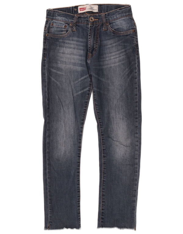 Levi's Boys 520 Tapered Jeans 11-12 ετών W26 L26 Blue Cotton