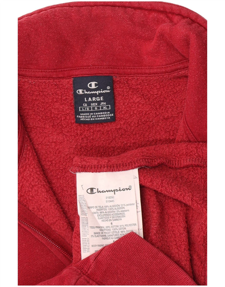 Ανδρική φόρμα Champion Top Jacket μεγάλο κόκκινο βαμβακερό