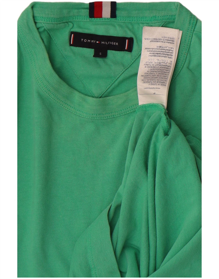 Ανδρικό T-Shirt Tommy Hilfiger Top Μικρό πράσινο βαμβακερό