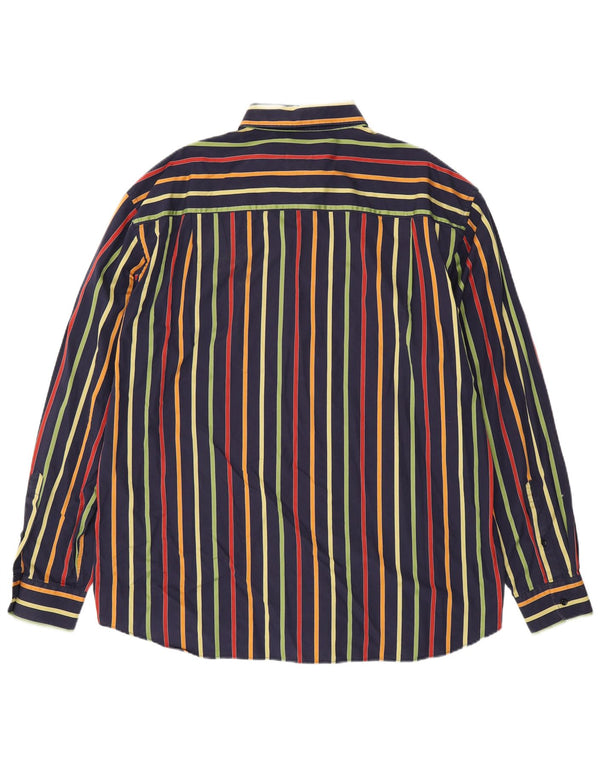 PAUL & SHARK Ανδρικό πουκάμισο Yachting Μέγεθος 46 2XL Navy Blue ριγέ