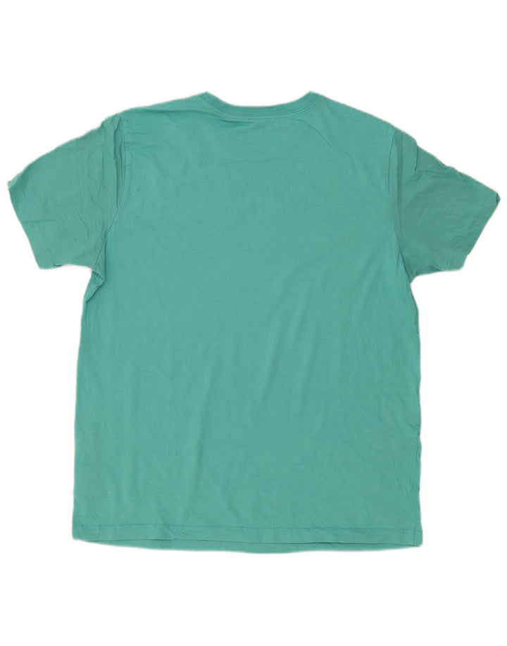 Jordan Ανδρικό γραφικό T-Shirt Top μεγάλο μπλε βαμβακερό
