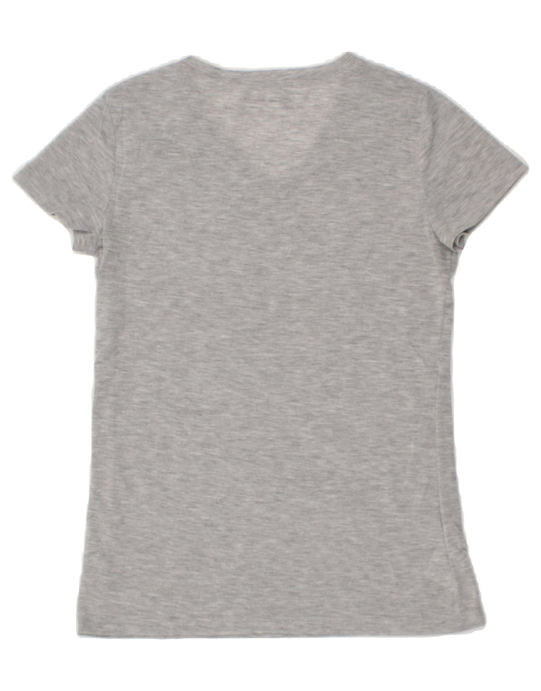 EDDIE BAUER Womens T-Shirt Top UK 12 Medium Grey Cotton Vintage Eddie Bauer and Second-Hand Eddie Bauer from Messina Hembry 