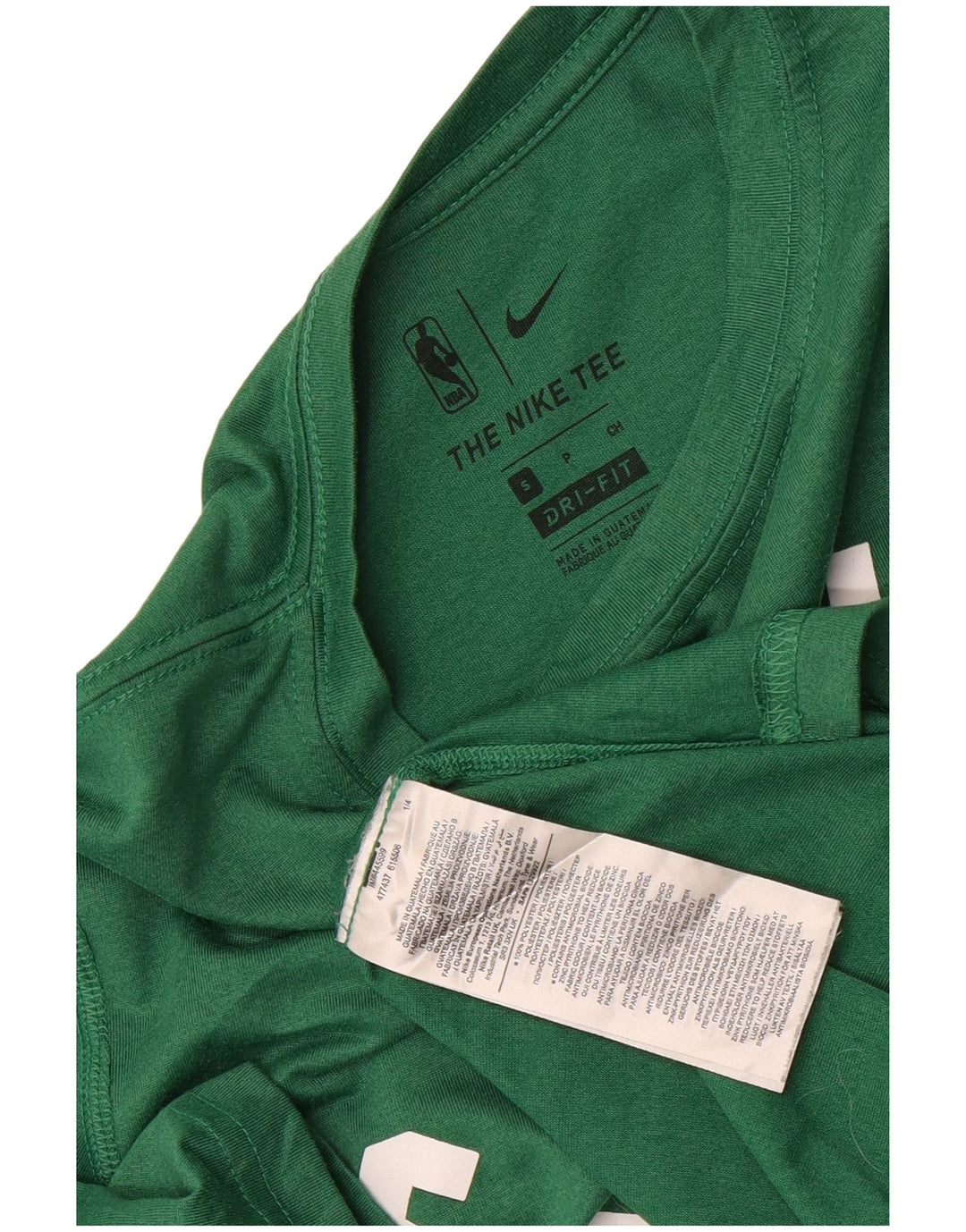 Γραφικό μπλουζάκι Nike ανδρικό Celtics, μικρό πράσινο πολυεστέρα