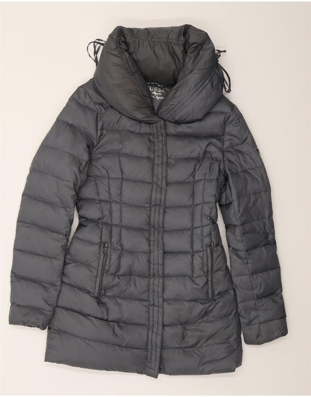 GUESS Γυναικείο παλτό UK 6 XS Grey Polyester