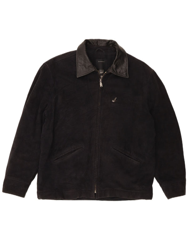 Ανδρικό Gas Bomber Jacket UK 40 Large Navy Blue Cotton