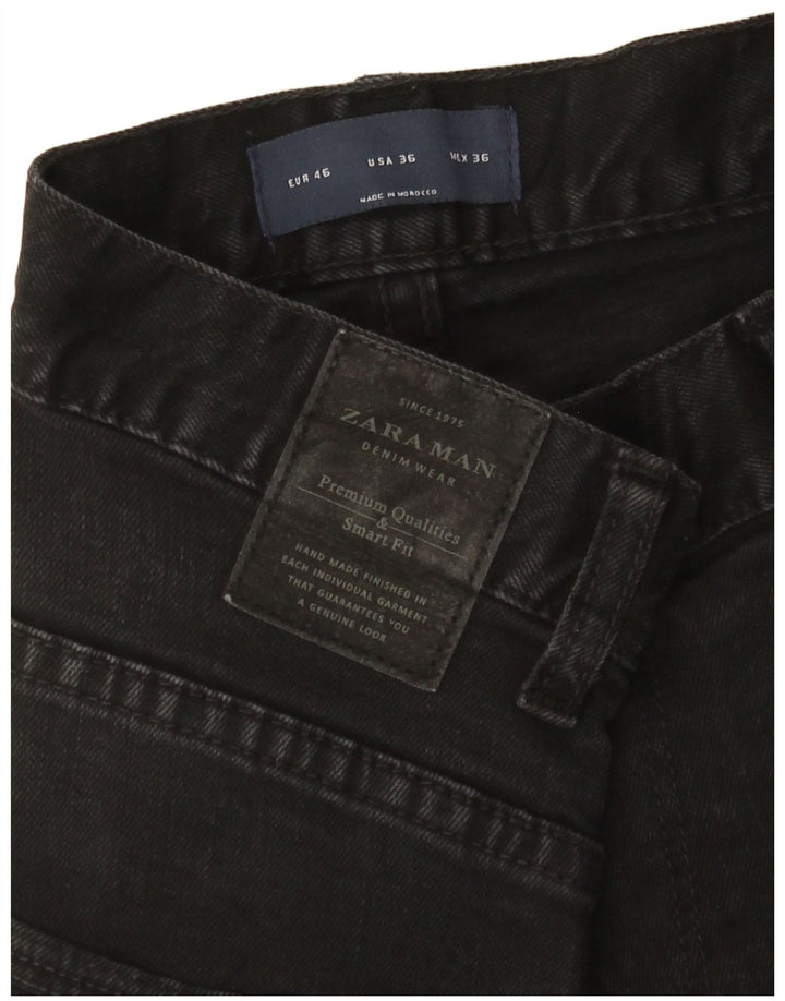Zara Ανδρικό Slim Jeans EU 46 XL W36 L33 Μαύρο