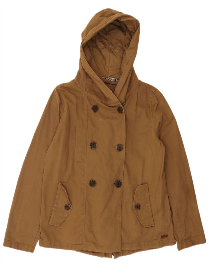 Γυναικείο Roxy Hooded Oversized Bomber Jacket UK 6 XS καφέ βαμβακερό