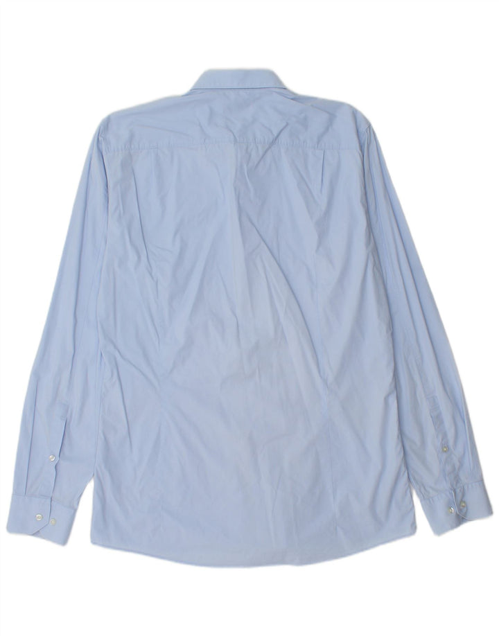Ανδρικό πουκάμισο Hugo Boss Slim Fit XL Μπλε βαμβακερό