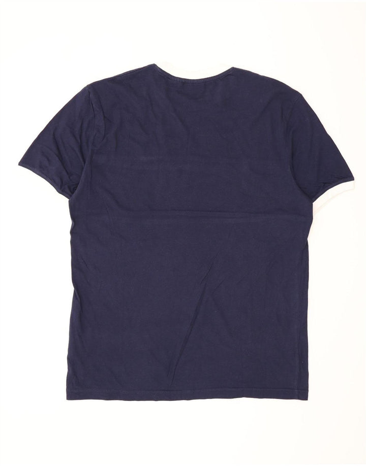 Ανδρικό T-Shirt Fila Top Large Navy Blue ριγέ βαμβακερό