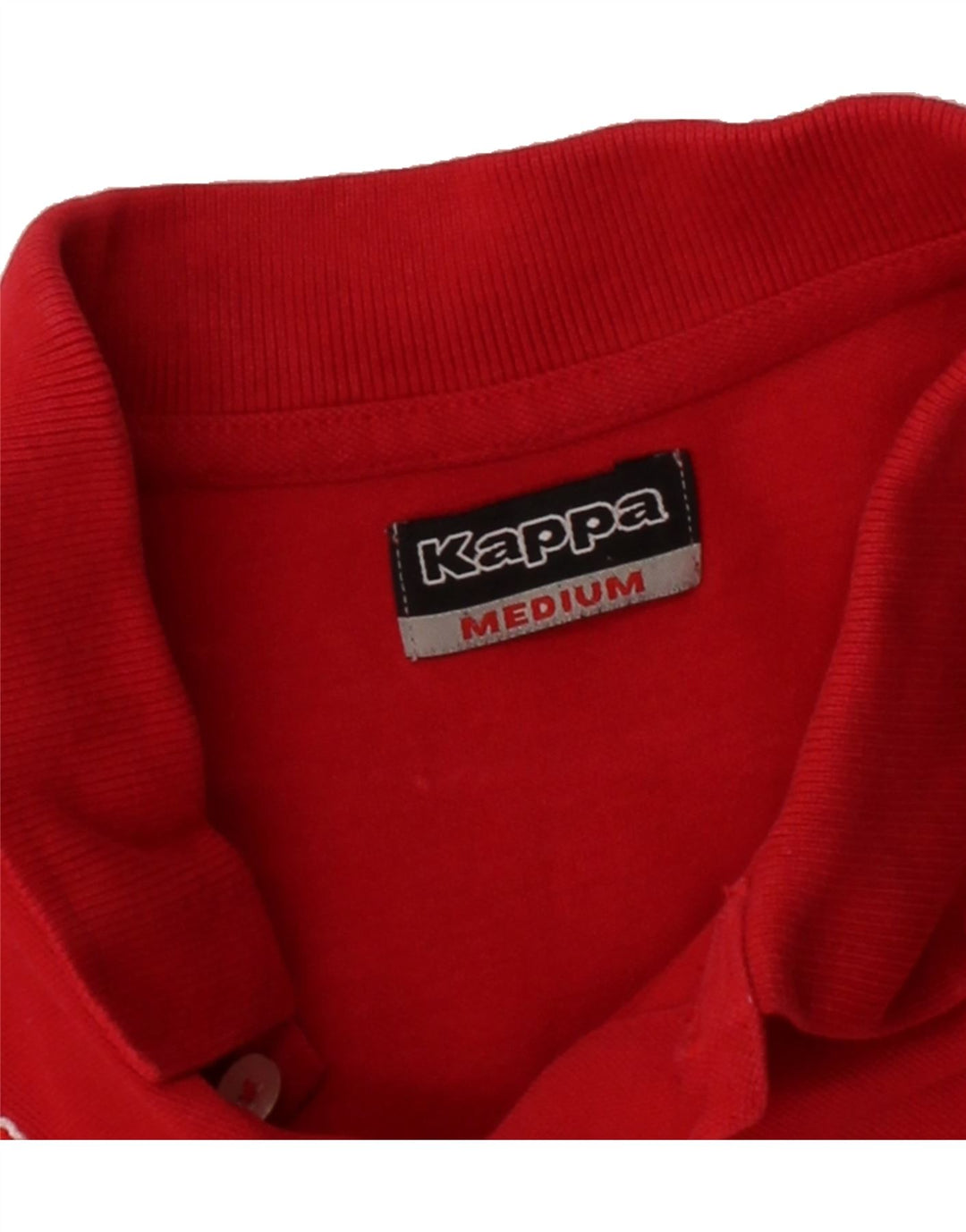 KAPPA Mens Polo Shirt Medium Red Cotton Vintage Kappa and Second-Hand Kappa from Messina Hembry 