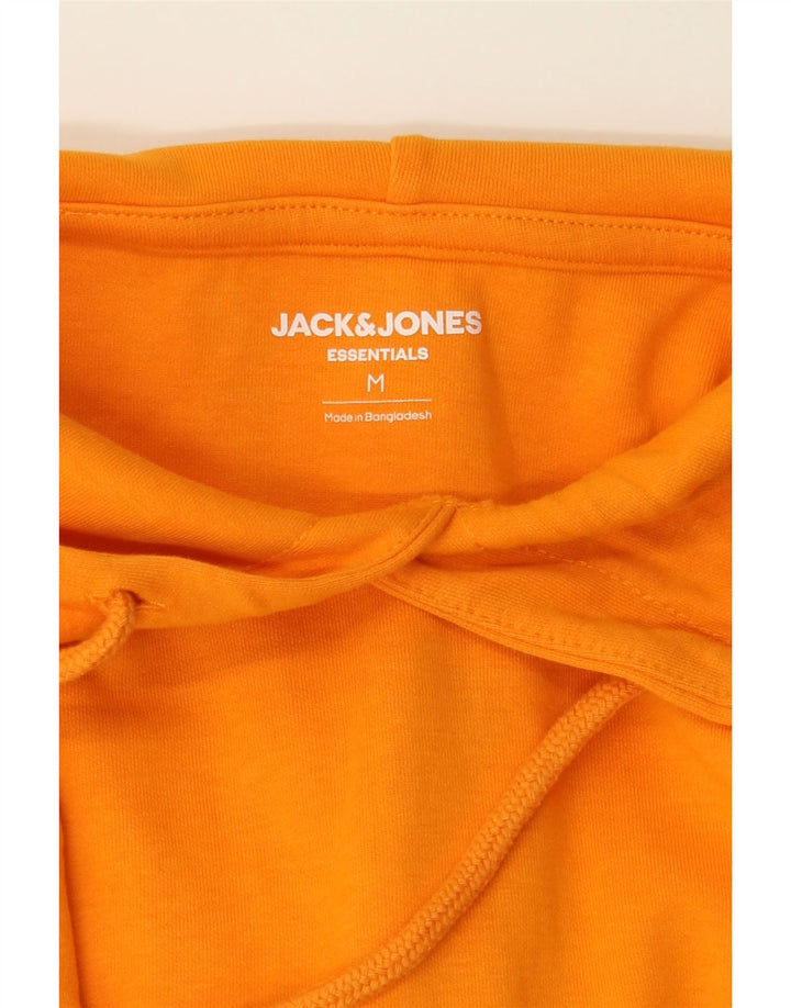 JACK & JONES Mens Hoodie Jumper Medium Orange Cotton Vintage Jack & Jones and Second-Hand Jack & Jones from Messina Hembry 